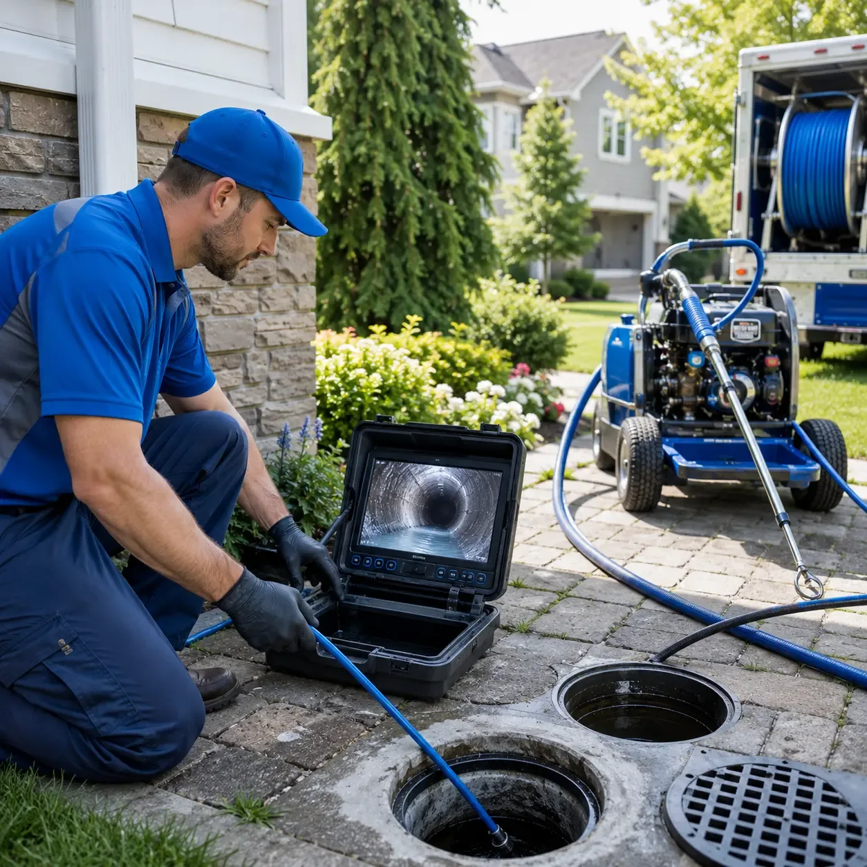 Outdoor drain cleaning professionals serving Pelsor, AR